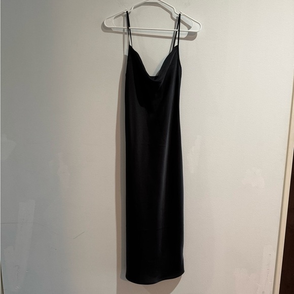 🌟 Joie Marcenna Black Satin Slip Dress – XS – NWT! (Paid $298) - Picture 4 of 6